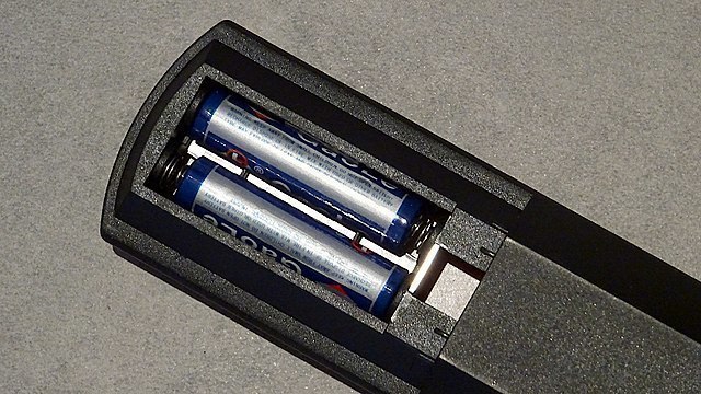 Batteriefach einer Fernbedienung 