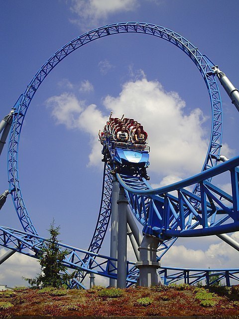Looping des Blue Fire Megacoaster (Europa-Park) 