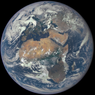 Erde (Aufnahme: Deep Space Climate Observatory Satellit) 
