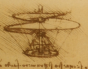 Die Luftschraube von Leonardo da Vinci 