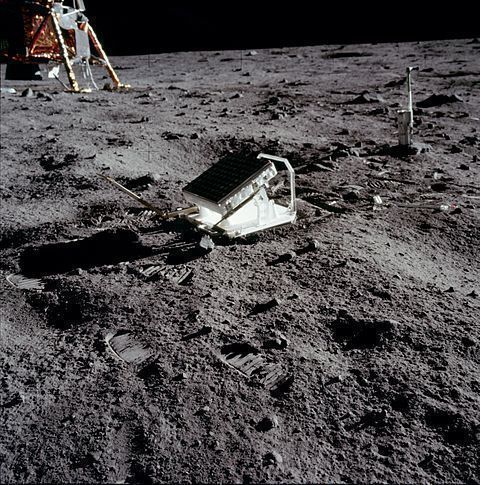 Retroreflektor der Apollo 11 Mission 