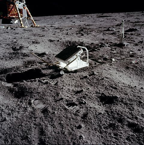 Retroreflektor der Apollo 11 Mission 