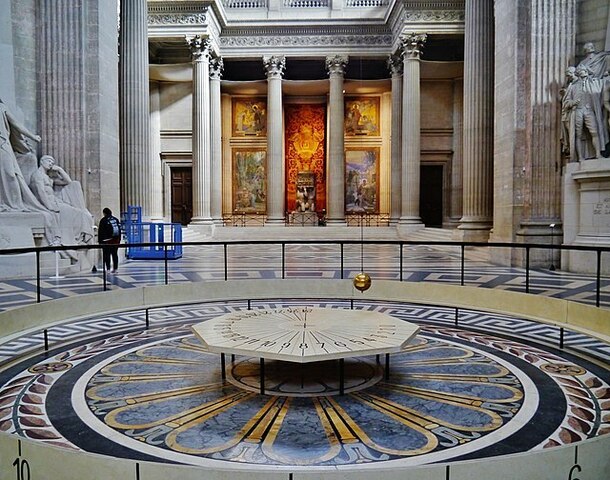 Foucaultsches Pendel im Panthéon (Paris, Frankreich) 