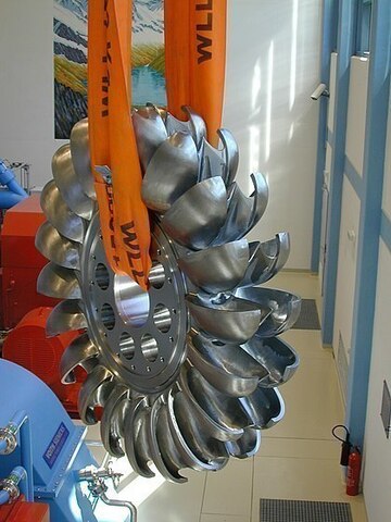 Laufrad einer Pelton-Turbine 