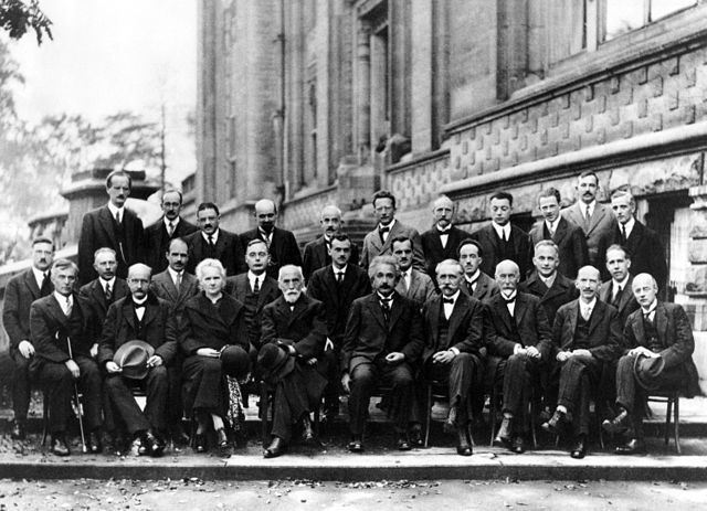 Gruppenfoto bei der 5. Solvay-Konferenz (1927) 