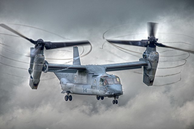 Zwei transversale Rotoren (Bell-Boeing V-22) 