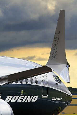 Winglets am Ende einer Tragfläche 